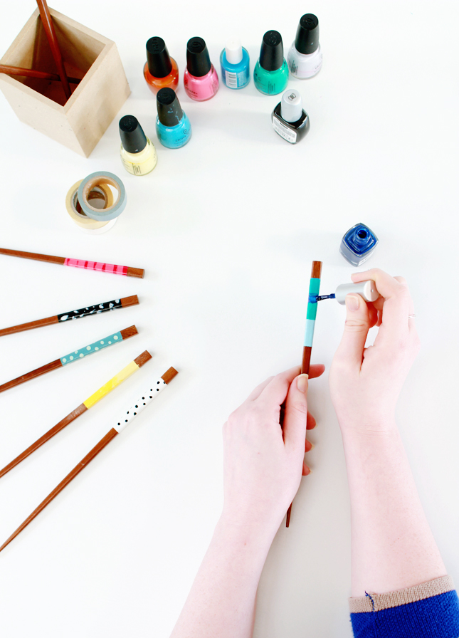 DIY Decorated Chopsticks | fishfishme.eu.com