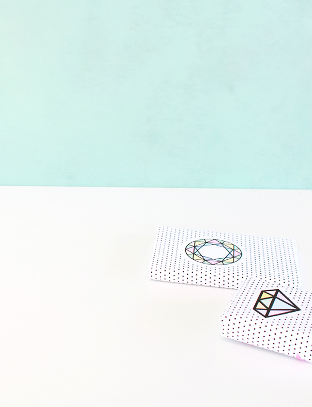 FREE Gemstone and Diamond printable wrapping paper templates | www.fishfishme.eu.com