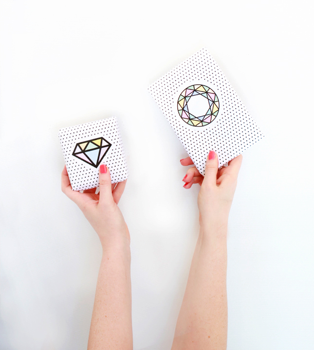 FREE Gemstone and Diamond printable wrapping paper templates | www.fishfishme.eu.com