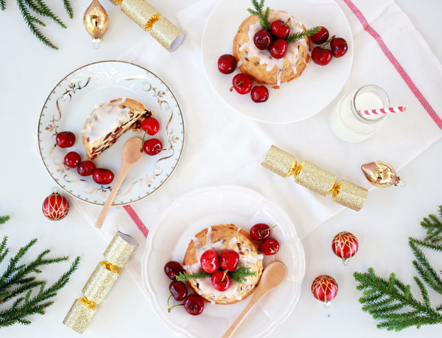 Merry Christmas! Try these single serve Cherry Fruitcakes (click through for full recipe)